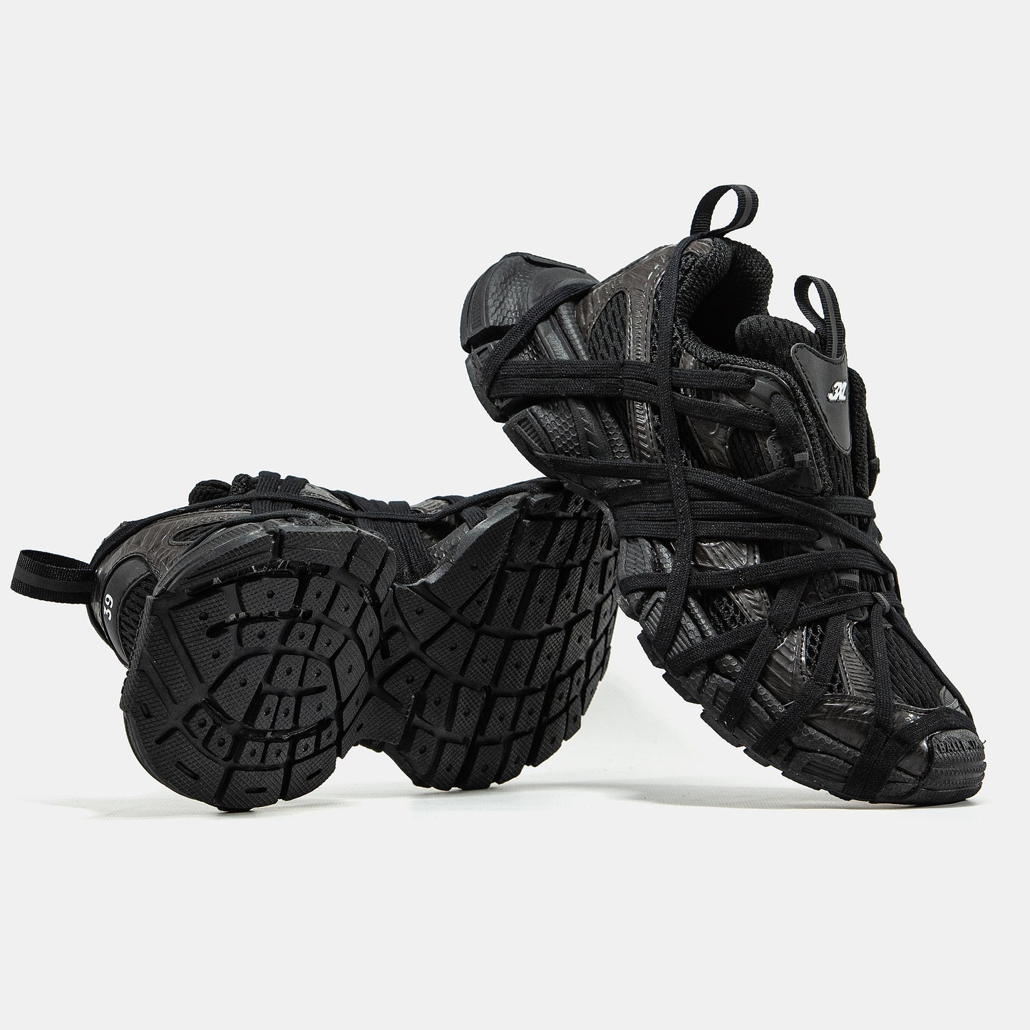 Balenciaga 3XL Extreme Lace All Black