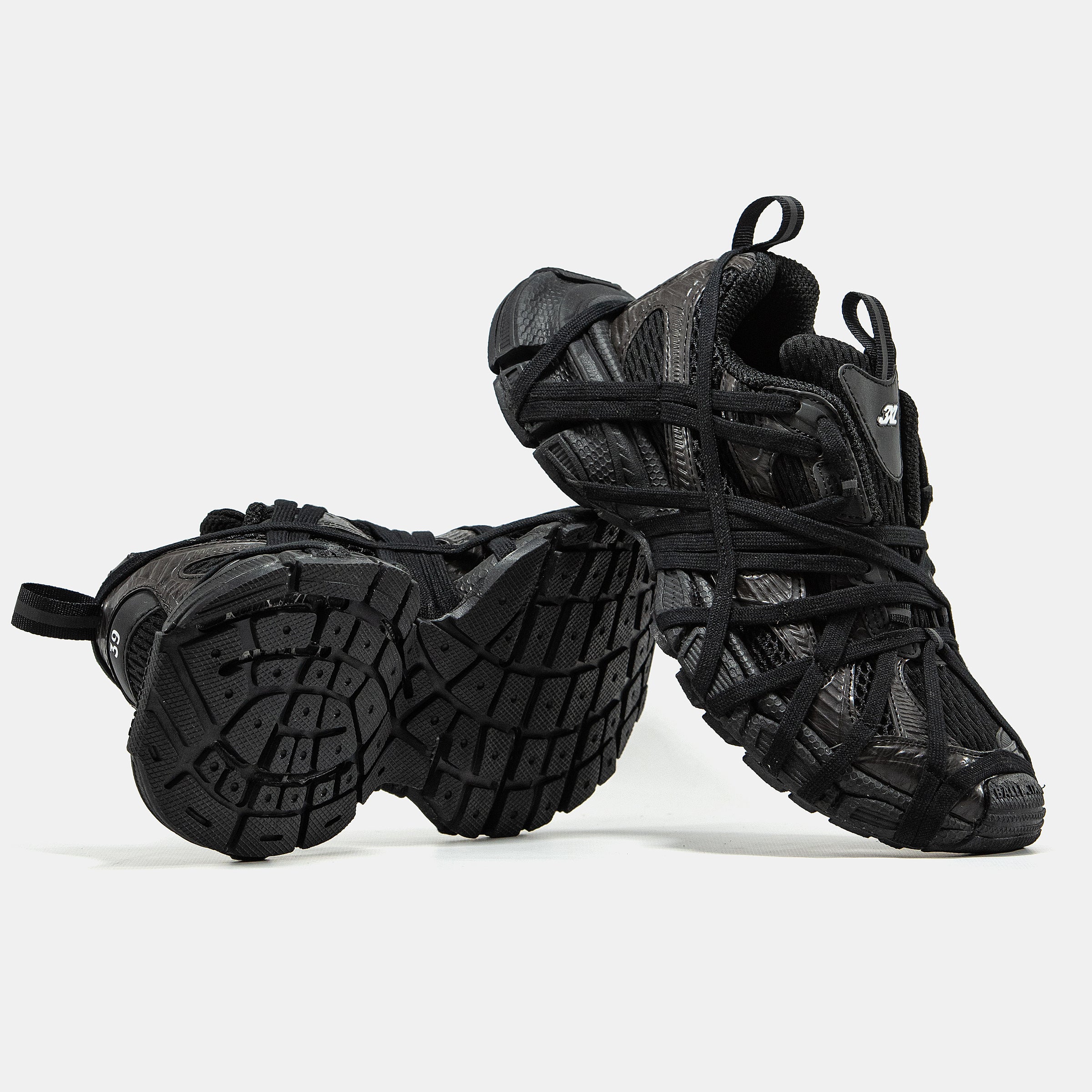 Balenciaga 3XL Extreme Lace All Black