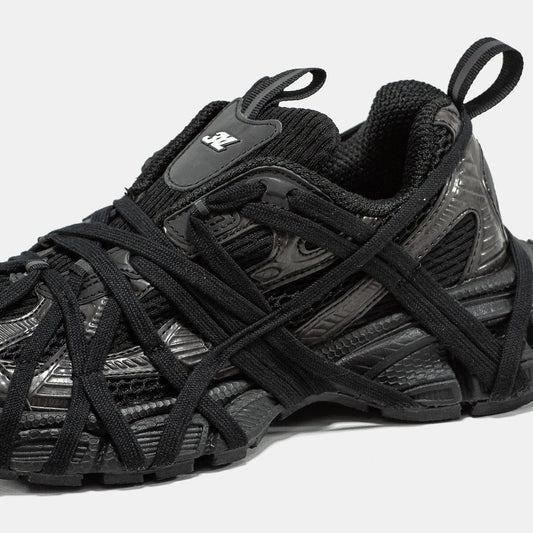 Balenciaga 3XL Extreme Lace All Black - oceanhype -