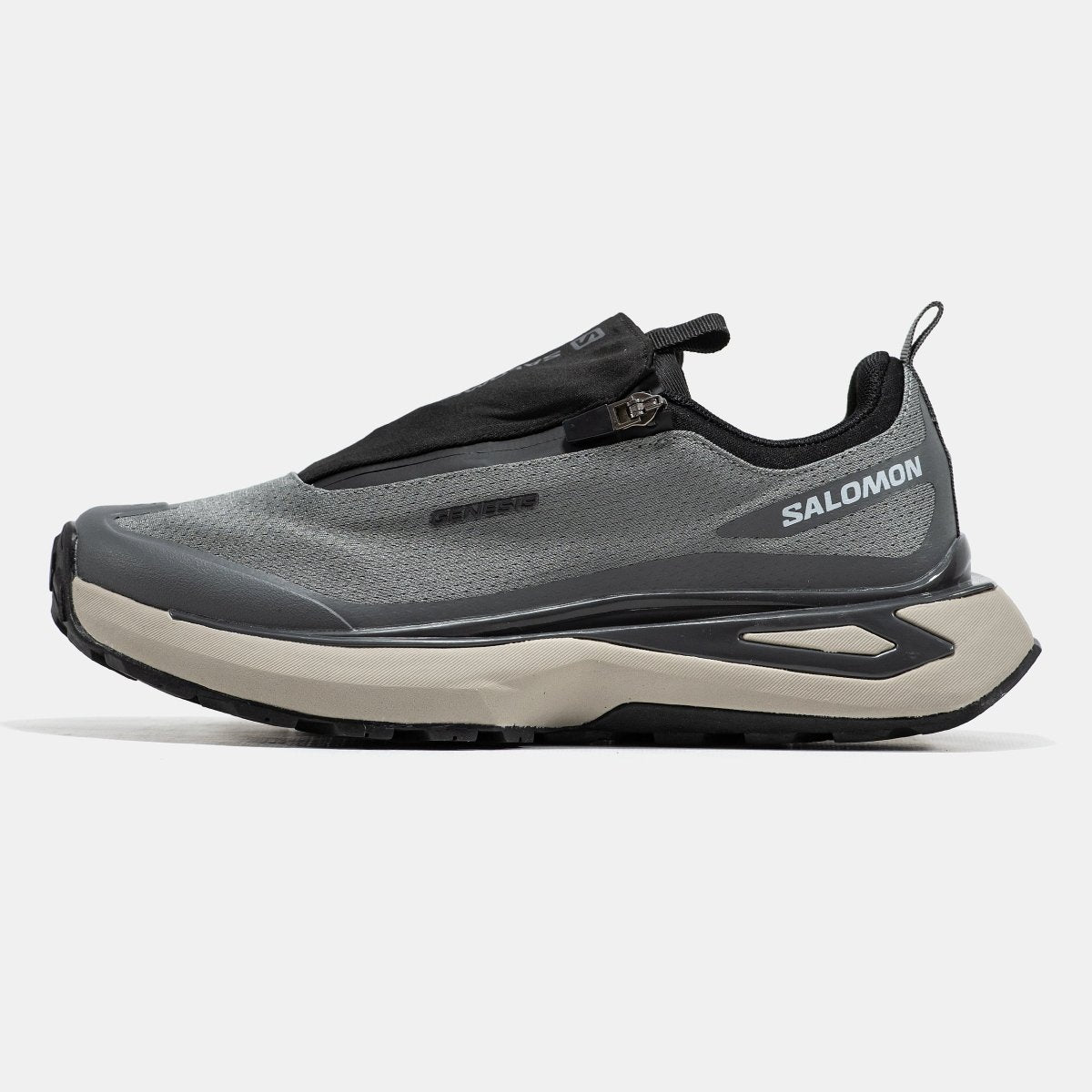 Salomon Odyssey Grey Black Beige - oceanhype -