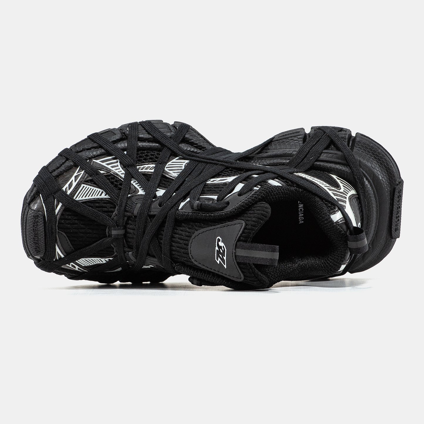Balenciaga 3XL Extreme Lace Black Silver