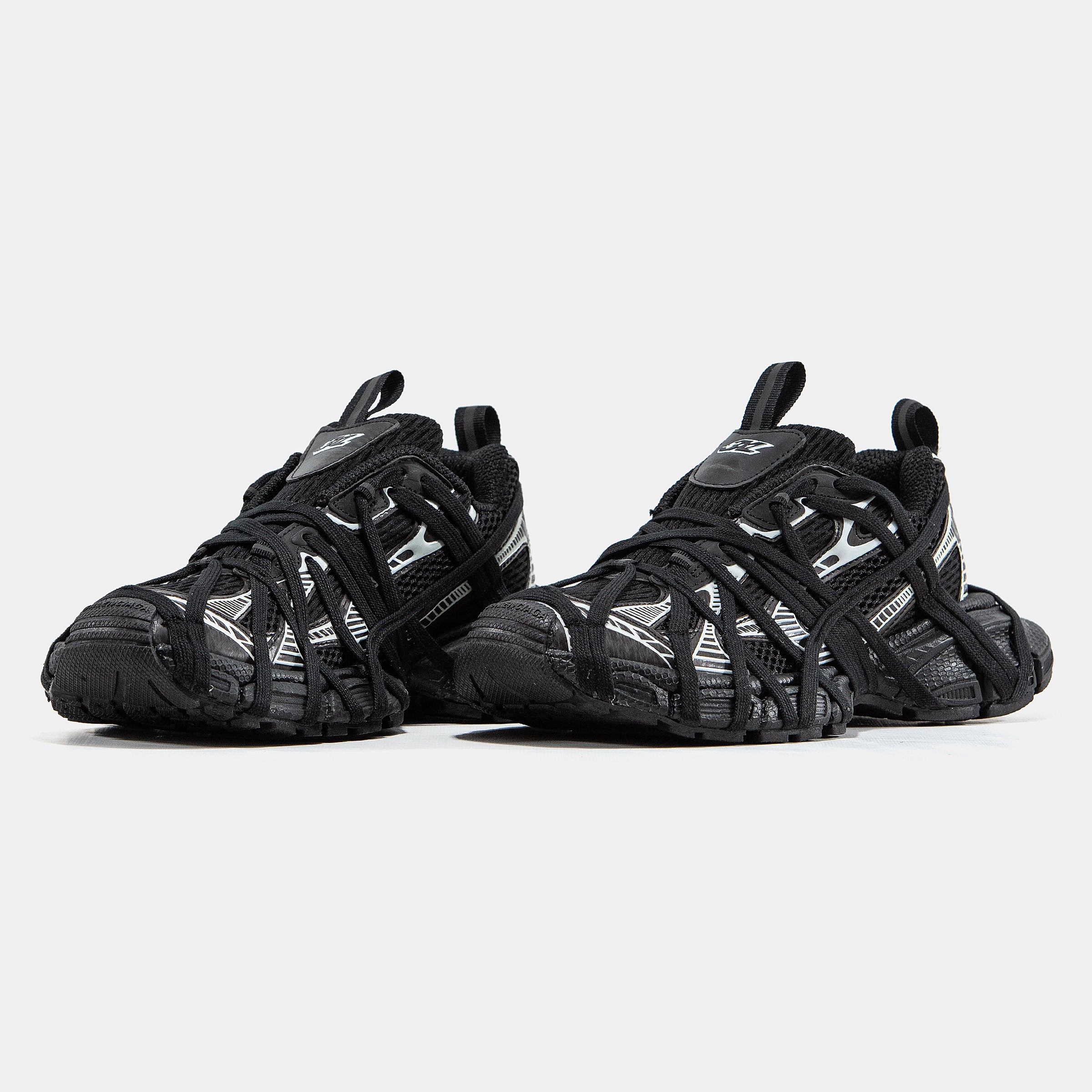Balenciaga 3XL Extreme Lace Black Silver