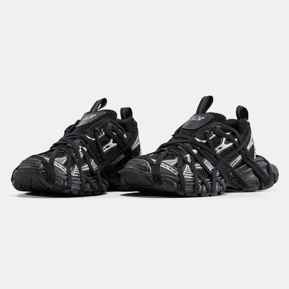 Balenciaga 3XL Extreme Lace Black Silver