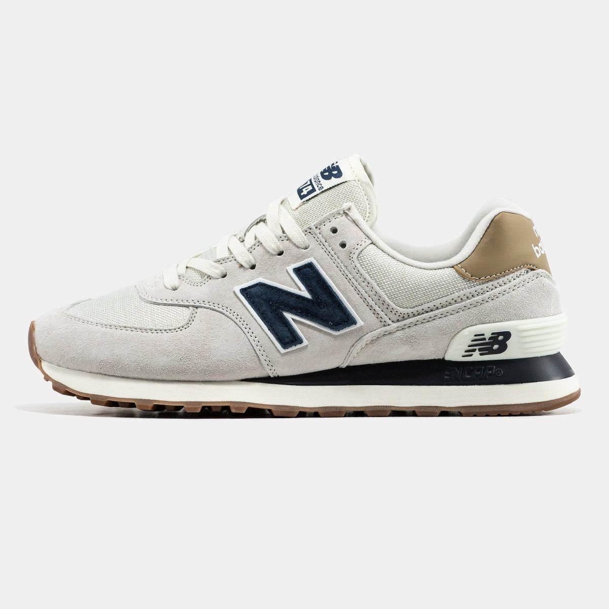 New Balance 574 Grey Beige Black - oceanhype - 