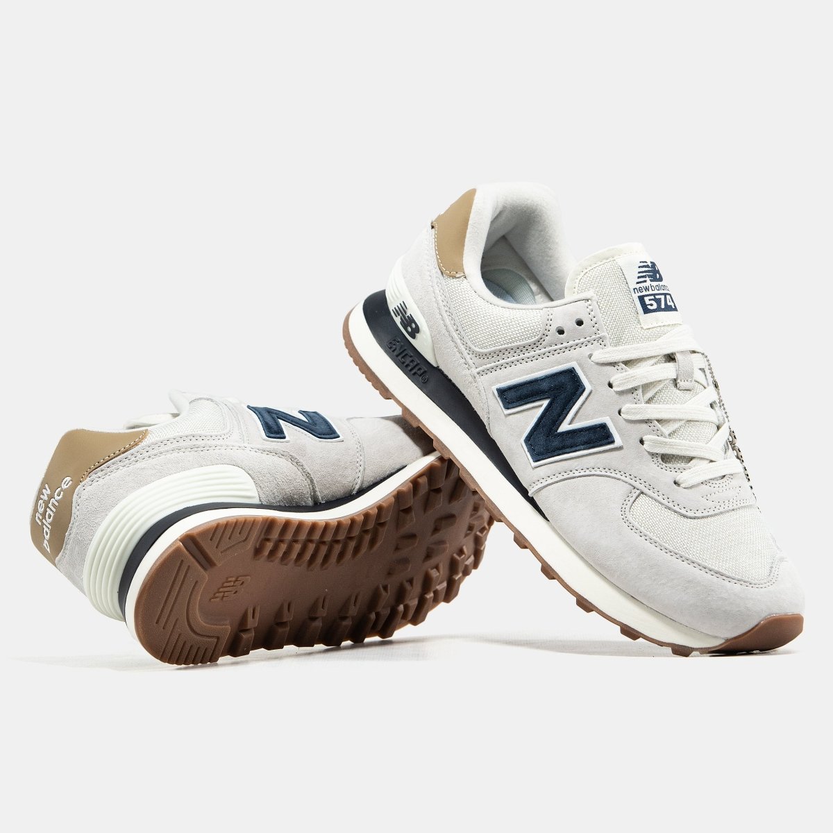 New Balance 574 Grey Beige Black - oceanhype - 