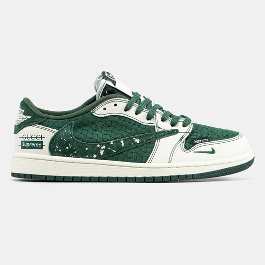 Nike Jordan 1 Retro Low x Travis Scott x Gucci x Supreme Top Green - oceanhype - 