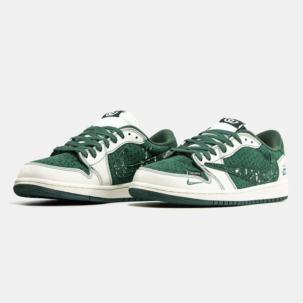 Nike Jordan 1 Retro Low x Travis Scott x Gucci x Supreme Top Green - oceanhype - 