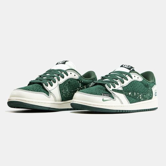 Nike Jordan 1 Retro Low x Travis Scott x Gucci x Supreme Top Green - oceanhype - 