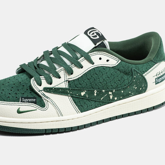 Nike Jordan 1 Retro Low x Travis Scott x Gucci x Supreme Top Green - oceanhype - 