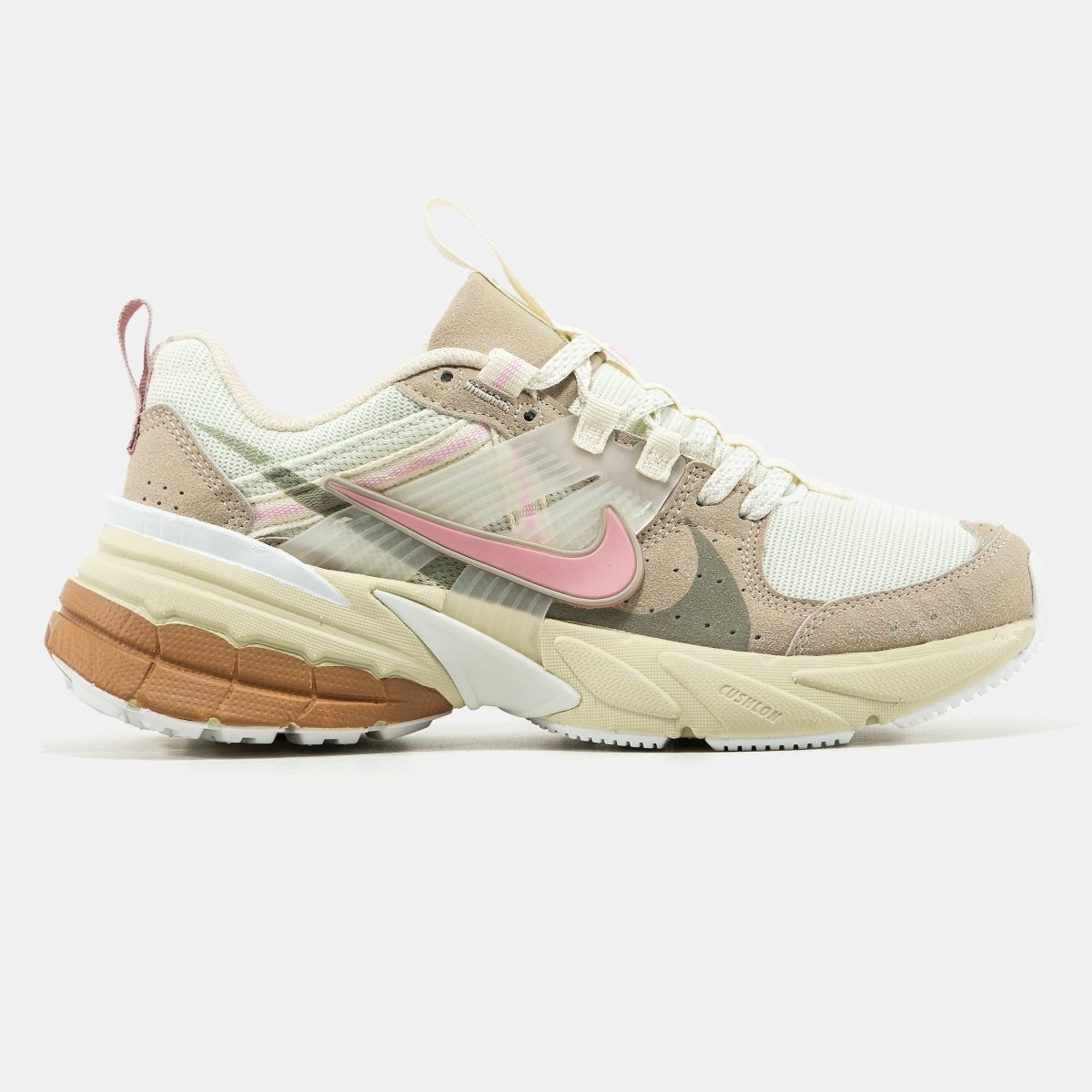 Nike V2K Runtekk Beige Pink Green - oceanhype - 