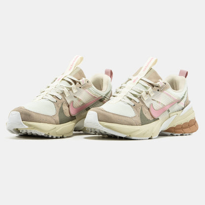 Nike V2K Runtekk Beige Pink Green - oceanhype - 