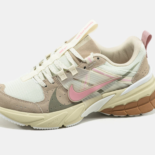 Nike V2K Runtekk Beige Pink Green - oceanhype - 