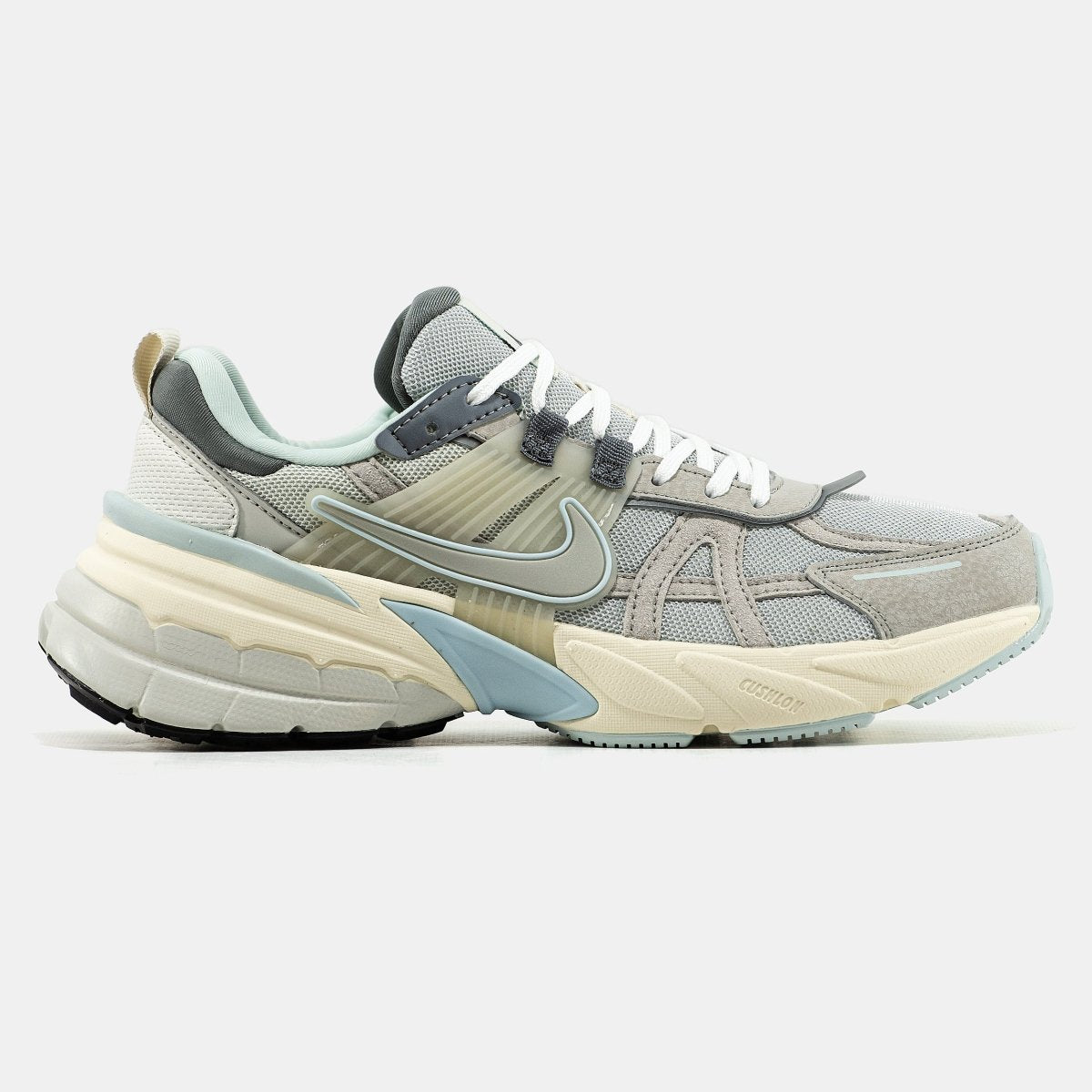 Nike V2K Run Light Iron Ore Grey - oceanhype - 