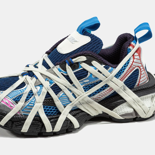 Balenciaga 3XL Extreme Lace Black Blue Red - oceanhype -