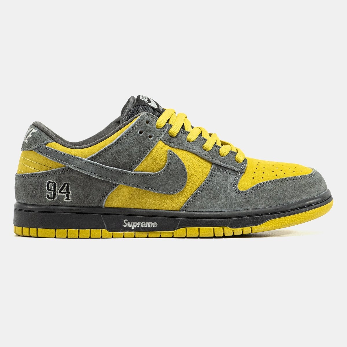 Nike SB Dunk Low x Supreme Grey Yellow - oceanhype - 