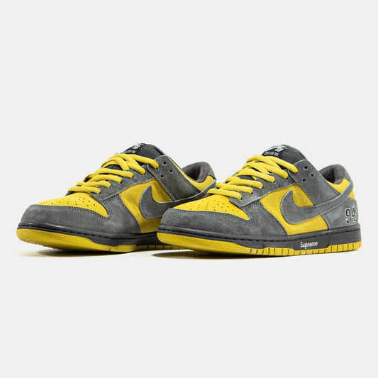 Nike SB Dunk Low x Supreme Grey Yellow - oceanhype - 