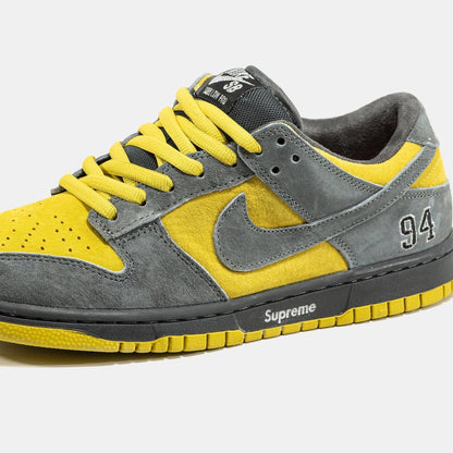 Nike SB Dunk Low x Supreme Grey Yellow - oceanhype - 