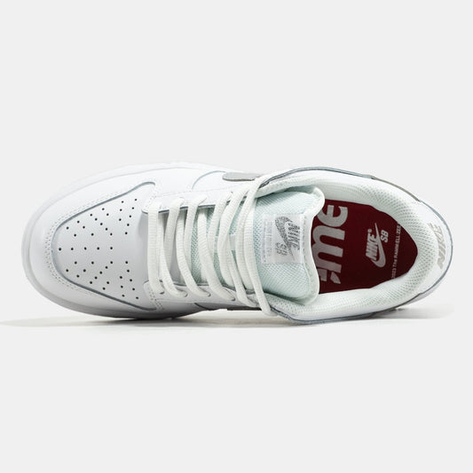 Nike SB Dunk Low x Supreme White Grey - oceanhype - 