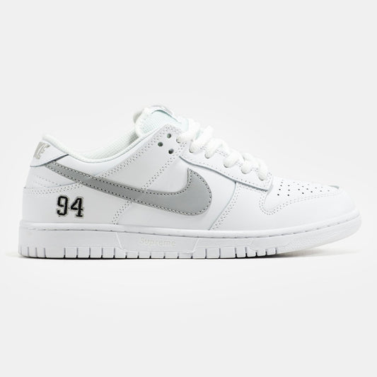 Nike SB Dunk Low x Supreme White Grey - oceanhype - 