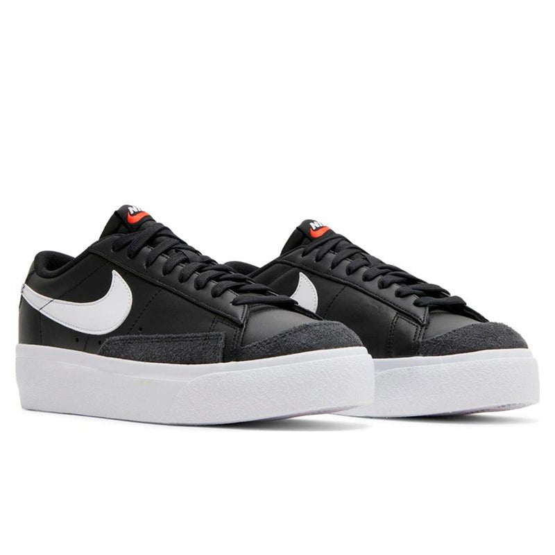 Nike Blazer Low Black White Platform - oceanhype - 