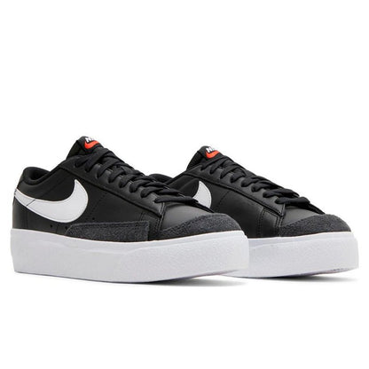 Nike Blazer Low Black White Platform - oceanhype - 