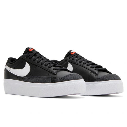 Nike Blazer Low Black White Platform - oceanhype - 
