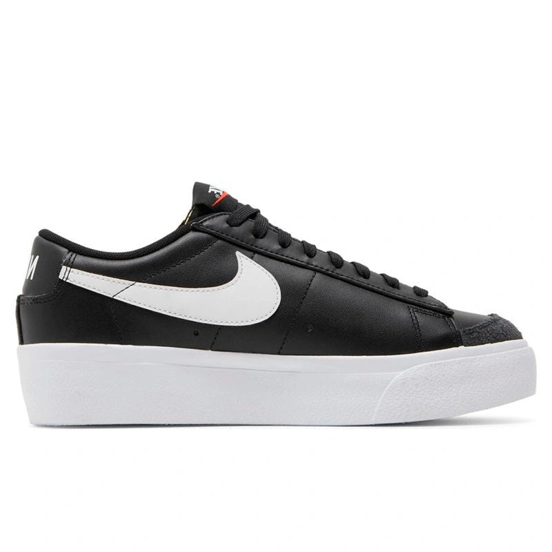 Nike Blazer Low Black White Platform - oceanhype - 