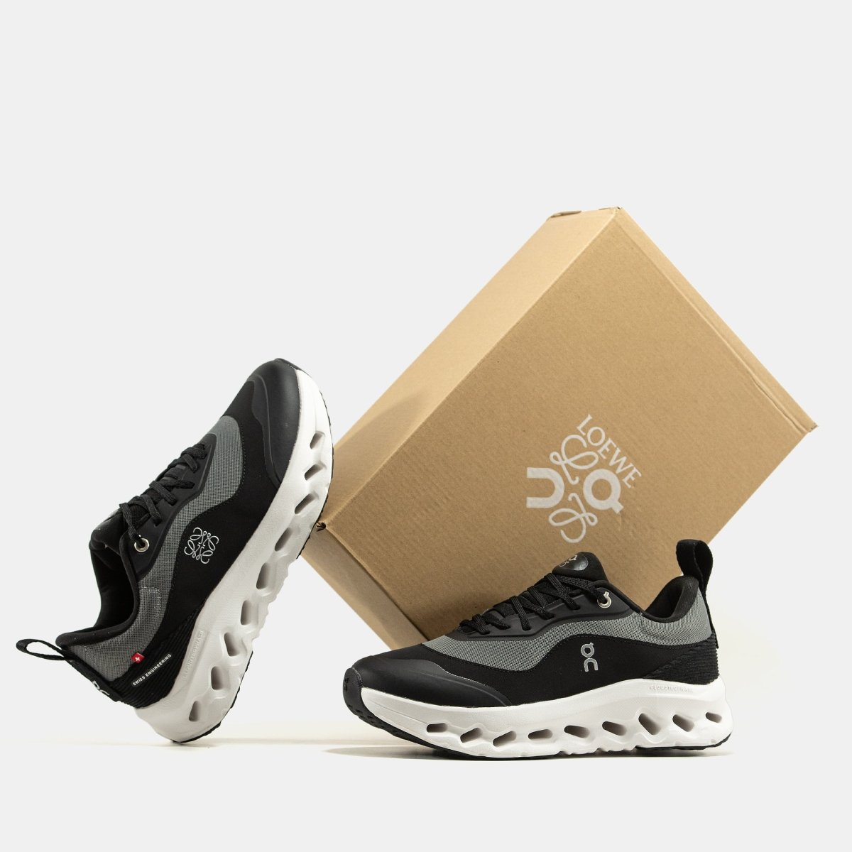 On Cloudtilt x Loewe Black White - oceanhype - 