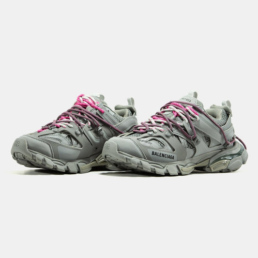 Balenciaga Track Trail Laces Grey Pink - oceanhype -