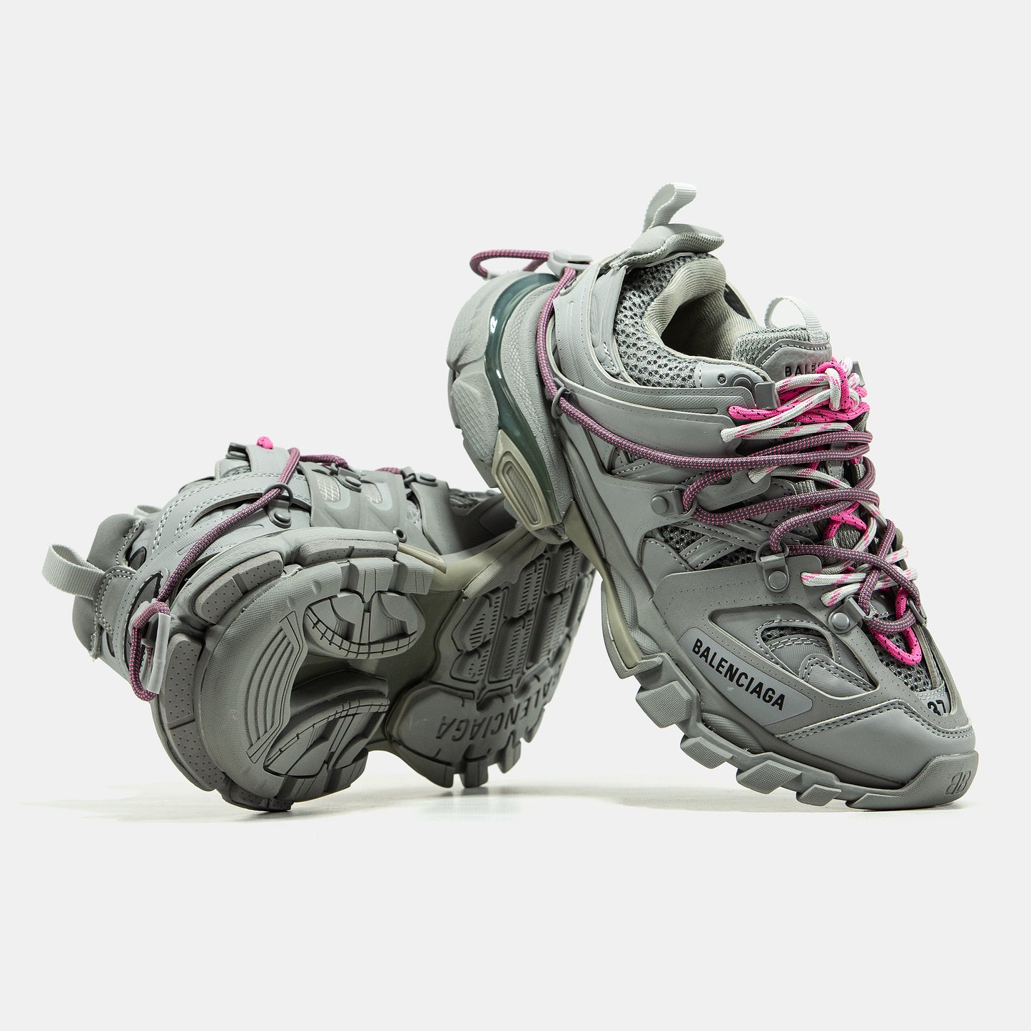 Balenciaga Track Trail Laces Grey Pink