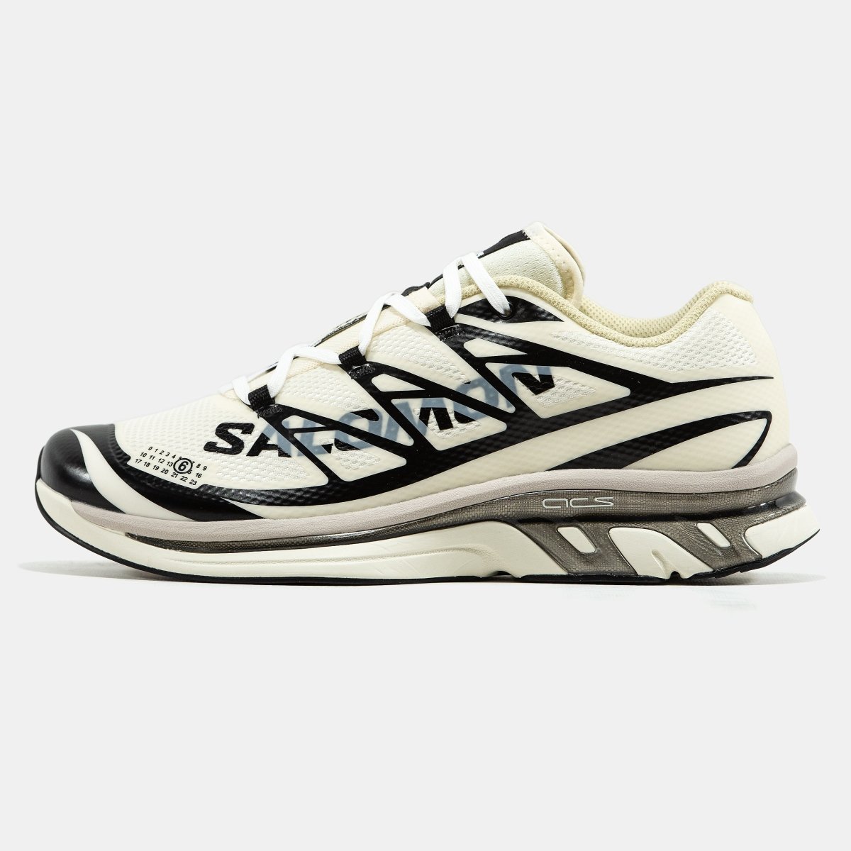 Salomon XT-6 x MM6 Maison Margiela Vanilla Ice Black Green Haze - oceanhype -