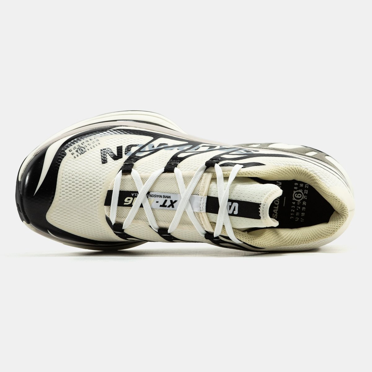 Salomon XT-6 x MM6 Maison Margiela Vanilla Ice Black Green Haze - oceanhype -
