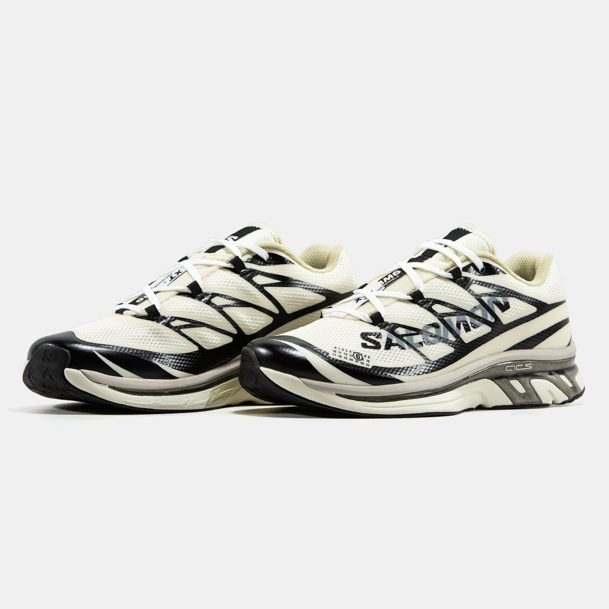 Salomon XT-6 x MM6 Maison Margiela Vanilla Ice Black Green Haze - oceanhype -