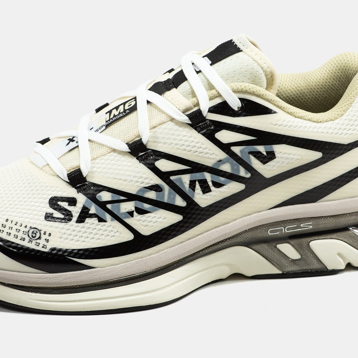 Salomon XT-6 x MM6 Maison Margiela Vanilla Ice Black Green Haze - oceanhype -