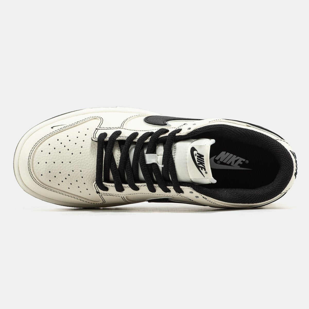 Nike SB Dunk Low x Supreme Double Swoosh Beige Black - oceanhype - 