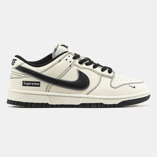 Nike SB Dunk Low x Supreme Double Swoosh Beige Black - oceanhype - 