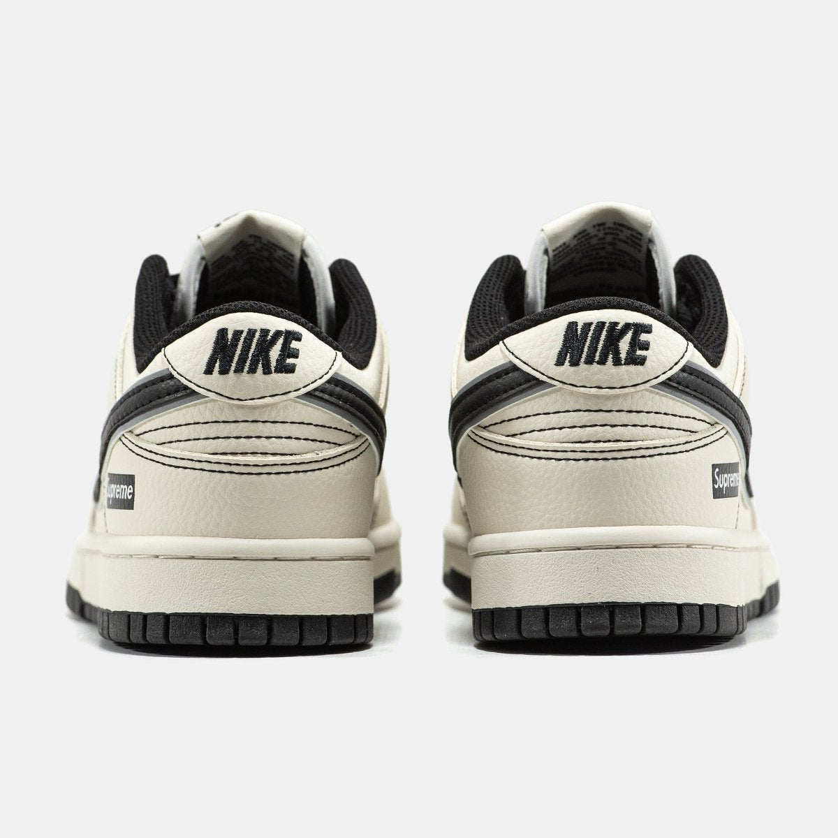 Nike SB Dunk Low x Supreme Double Swoosh Beige Black - oceanhype - 