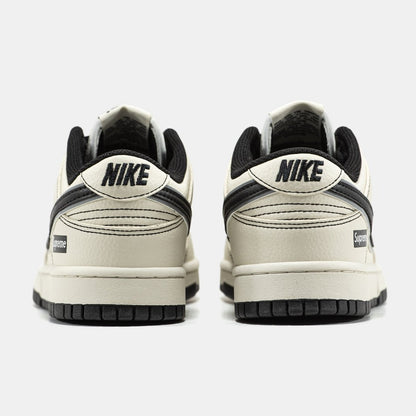 Nike SB Dunk Low x Supreme Double Swoosh Beige Black - oceanhype - 