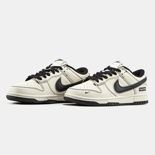 Nike SB Dunk Low x Supreme Double Swoosh Beige Black - oceanhype - 