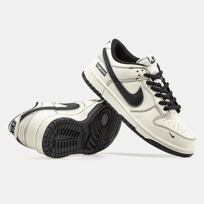 Nike SB Dunk Low x Supreme Double Swoosh Beige Black - oceanhype - 