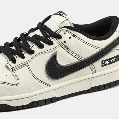 Nike SB Dunk Low x Supreme Double Swoosh Beige Black - oceanhype - 