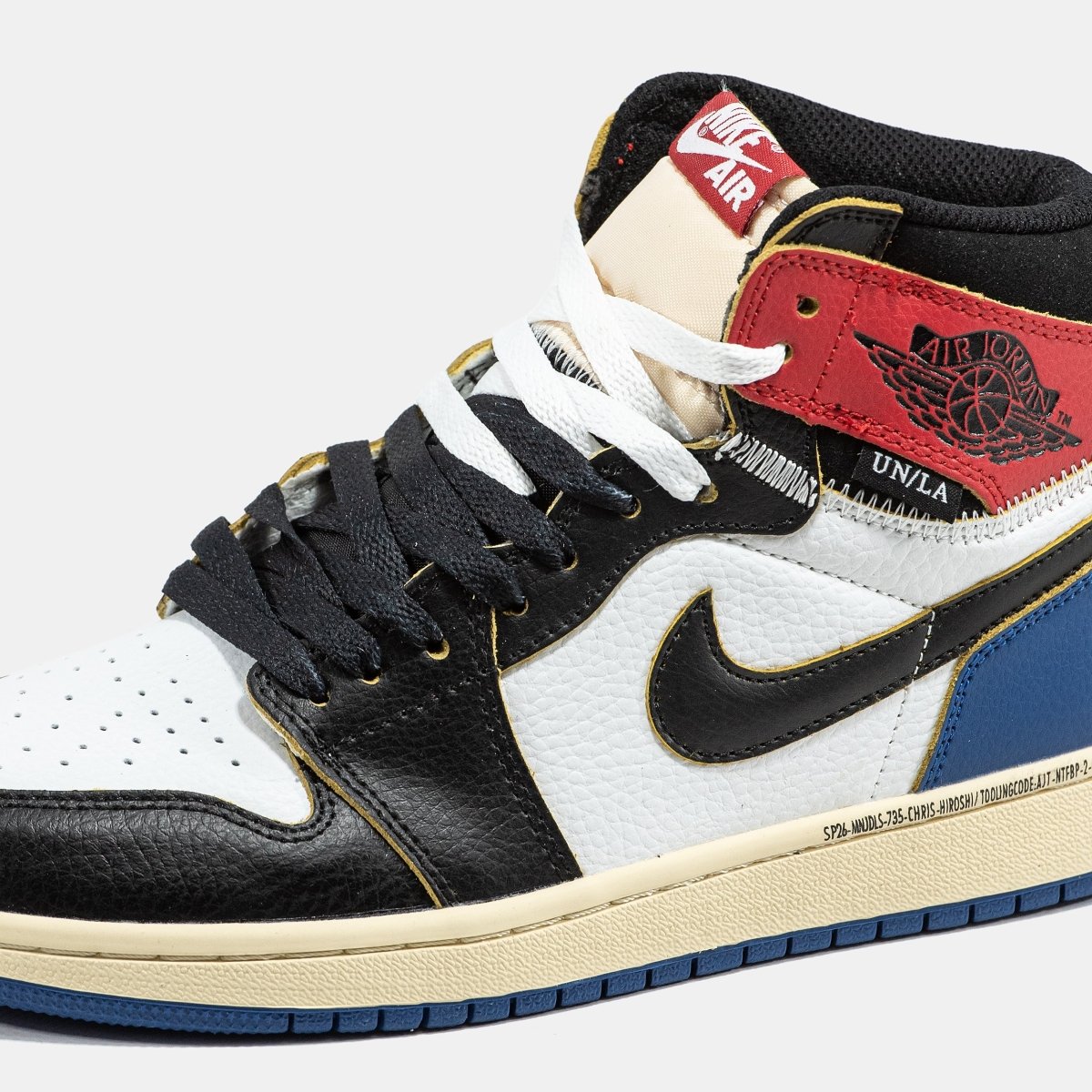Nike Jordan 1 High x Union L.A Black White Red - oceanhype - 
