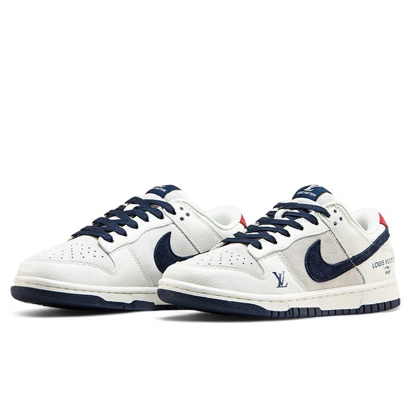 Nike SB Dunk Low x Louis Vuitton Grey Blue Red - oceanhype - 