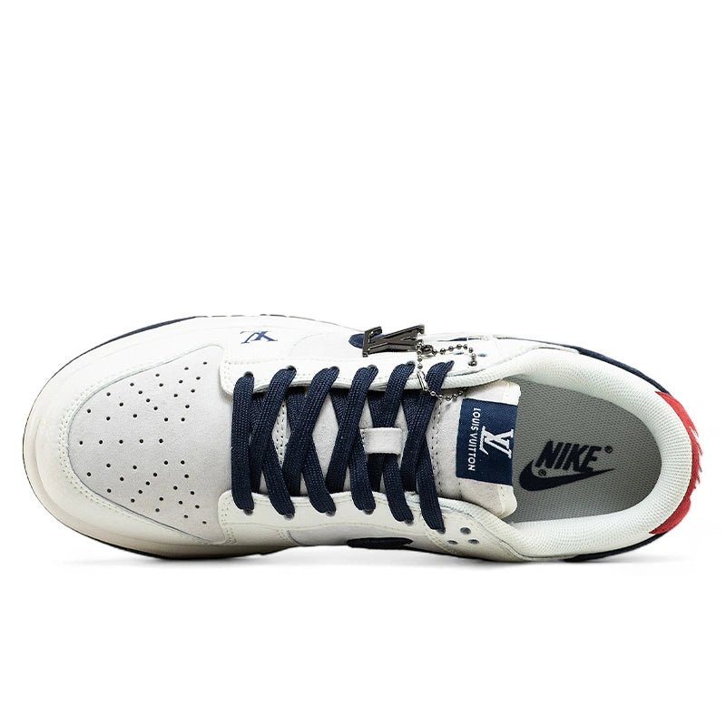 Nike SB Dunk Low x Louis Vuitton Grey Blue Red - oceanhype - 