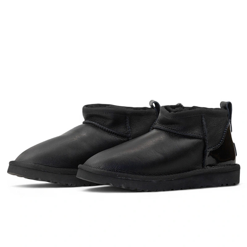 UGG Ultra Mini Leather Black Lacquer - oceanhype - 