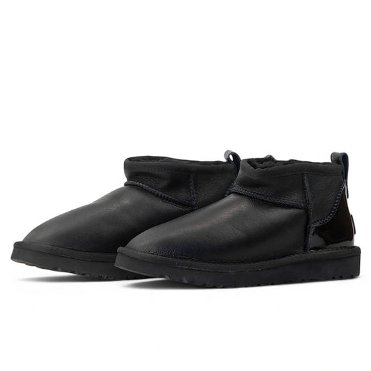 UGG Ultra Mini Leather Black Lacquer - oceanhype - 
