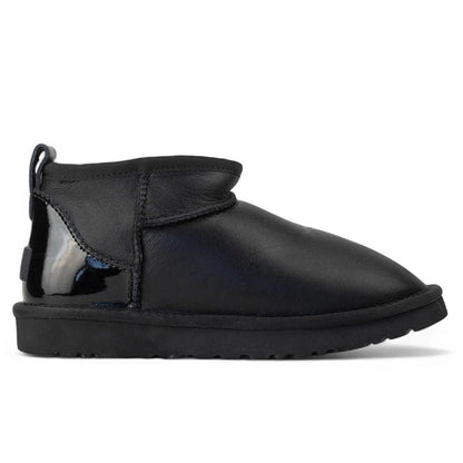 UGG Ultra Mini Leather Black Lacquer - oceanhype - 