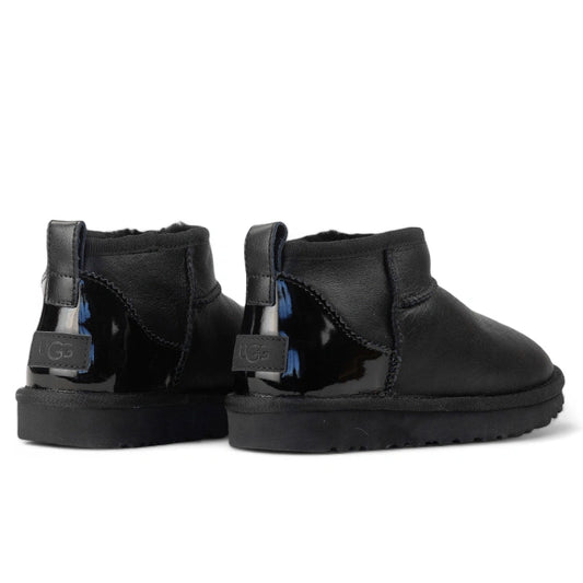 UGG Ultra Mini Leather Black Lacquer - oceanhype - 