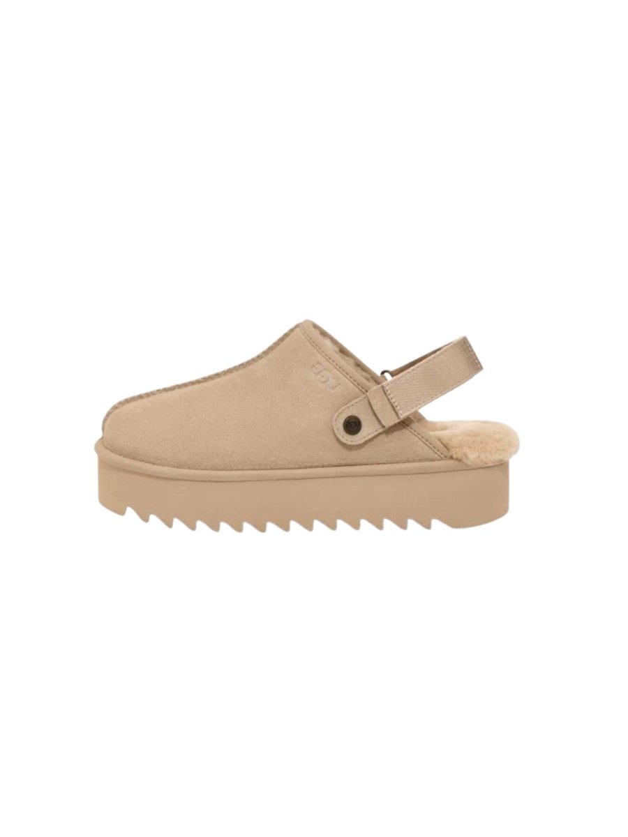 UGG Lanah Clog Brown Beige Platform - oceanhype - 