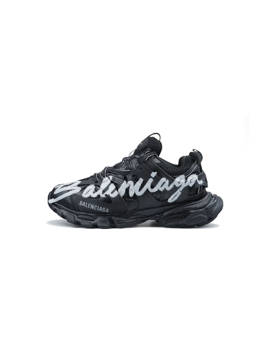 Balenciaga Track Sneaker Signature Black White